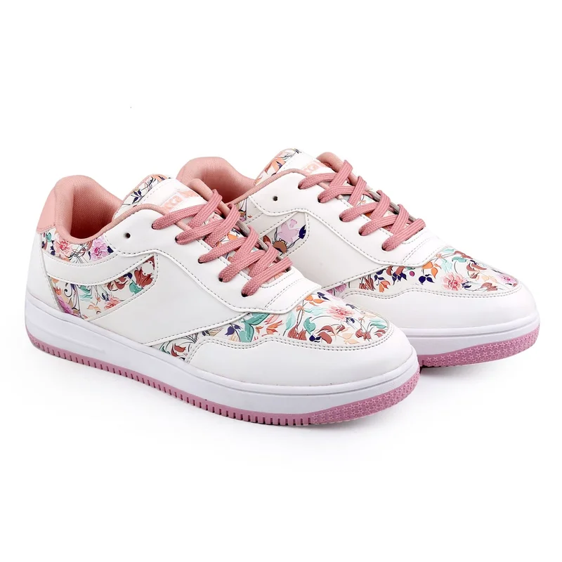 Bacca Bucci White VIXEN Low Top Sneakers for Women | Best Price UAE